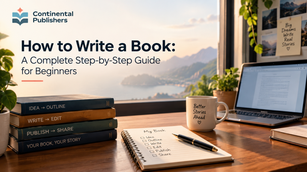 How to write a book step-by-step guide for beginners