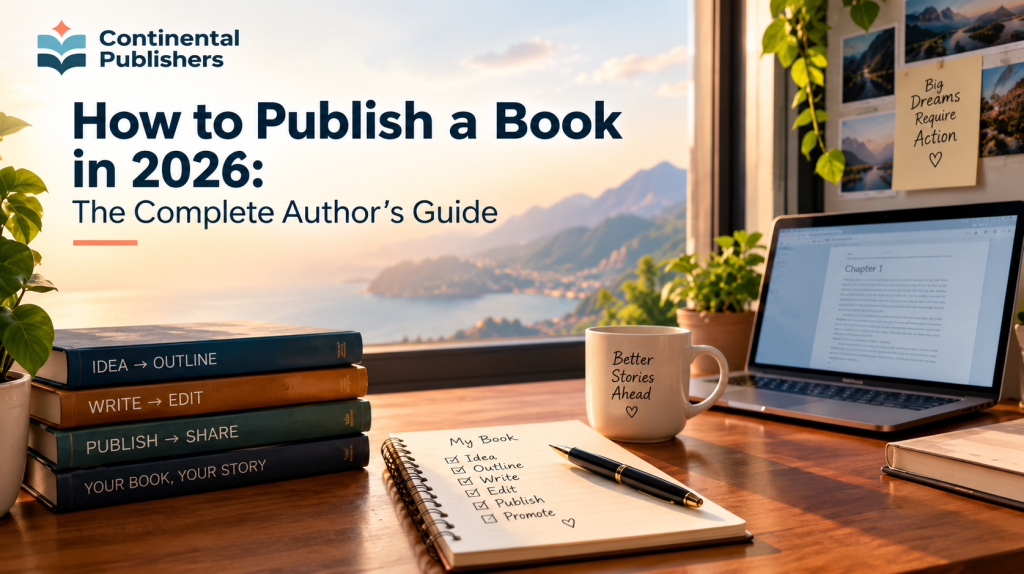 Traditional vs. self-publishing comparison infographic for how to publish a book